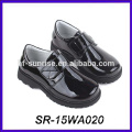 black school shoes flat children shoes girl school child shoe